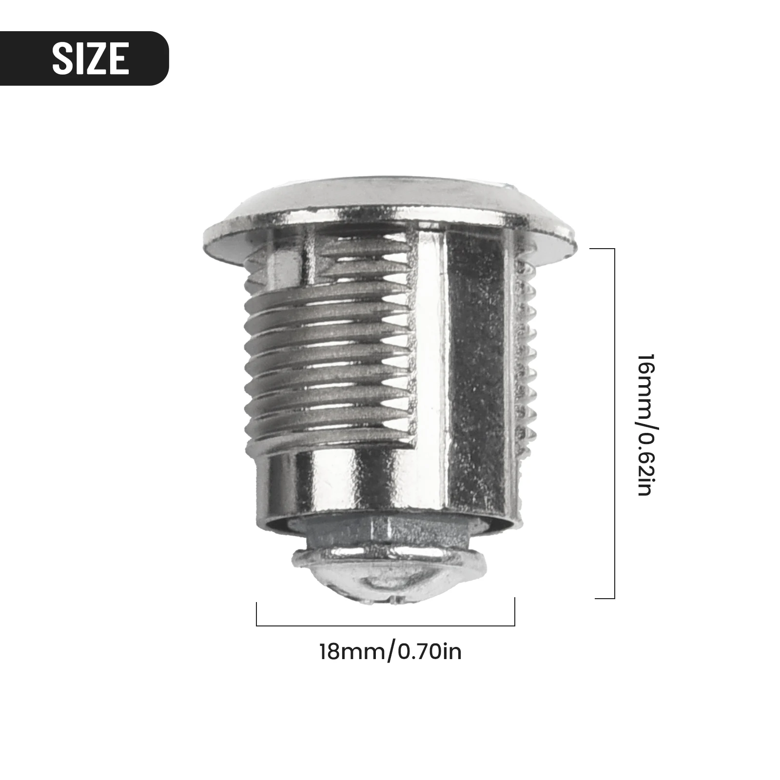 Cam Lock Mailbox Storage Cabinet Lock With 2 Keys Home Improvement Furniture Hardware Accessories 16mm/20mm/25mm/30mm
Cam Lock Mailbox Storage Cabinet Lock With 2 Keys Home Improvement Furniture Hardware Accessories 16mm/20mm/25mm/30mm
