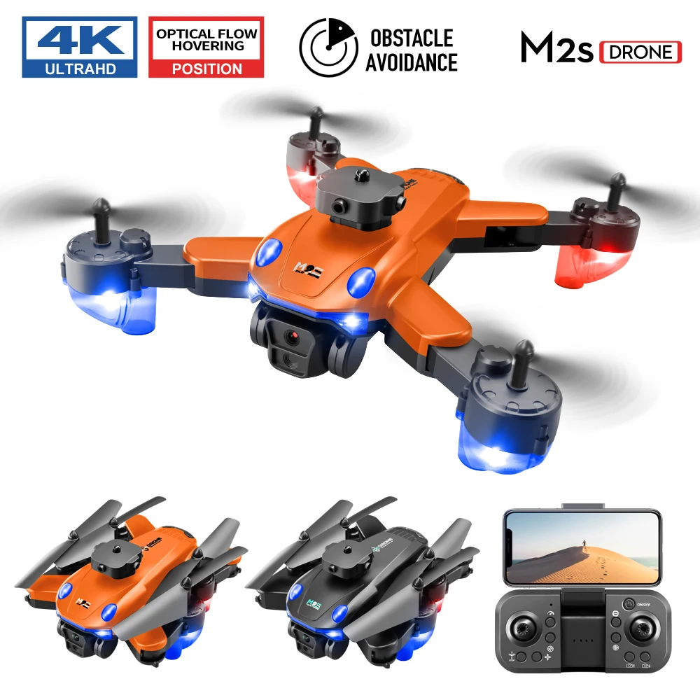 

New M2S RC Drone Optical Flow Positioning 4K Aerial Photography 4-Axis Aircraft Dual Camera Four sided Obstacle Avoidance RC UAV