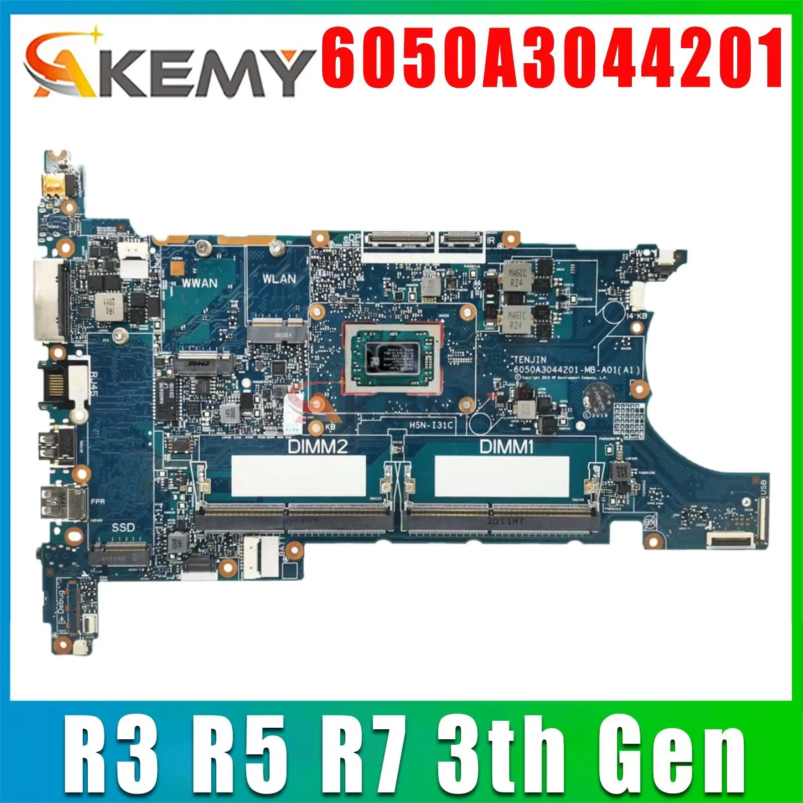 For HP EliteBook 745 G6 755 G6 Laptop Motherboard Mainboard With R3-3300 R5-3500 R7-3700 AMDCPU 6050A3044201 Motherboard
For HP EliteBook 745 G6 755 G6 Laptop Motherboard Mainboard With R3-3300 R5-3500 R7-3700 AMDCPU 6050A3044201 Motherboard