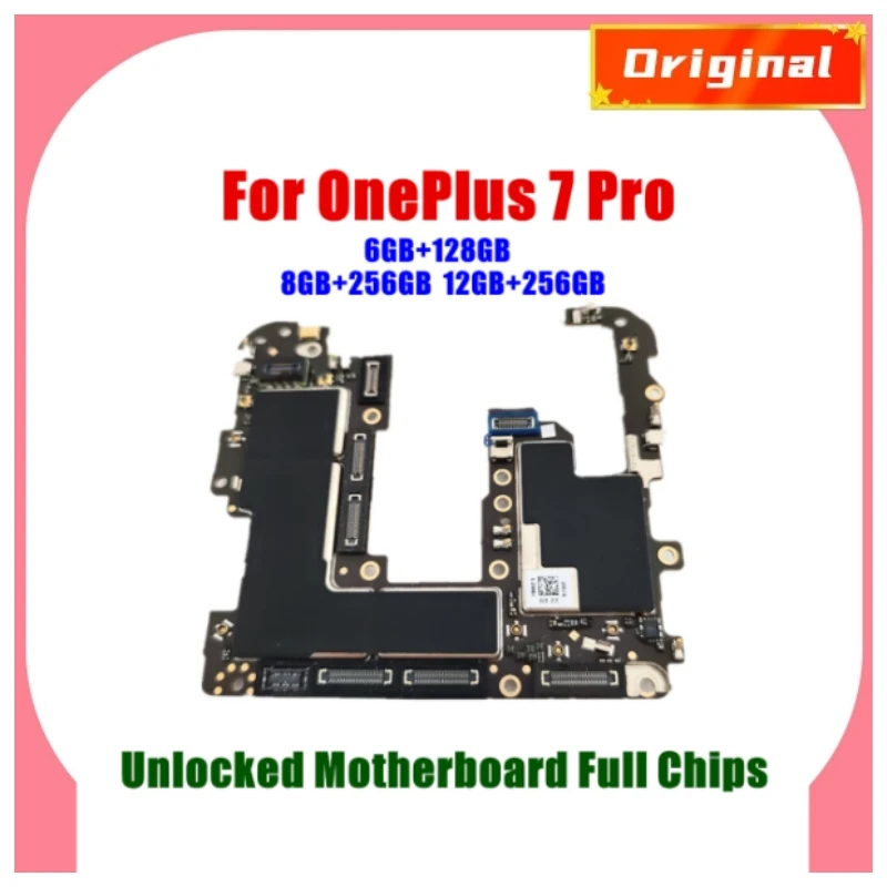 Unlocked Main Board For OnePlus 7Pro 7 PRO 128GB 256GB Mainboard Motherboard With Chips Circuits Flex Cable Logic Board
Unlocked Main Board For OnePlus 7Pro 7 PRO 128GB 256GB Mainboard Motherboard With Chips Circuits Flex Cable Logic Board