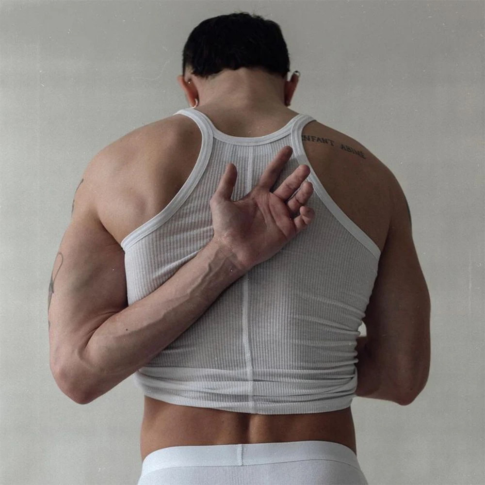 Top Mens Shirts Sports Tee Tops Beach Bottoming Shirt Breathable Casual Cool Crop Tops Fashion Knitted Muscle New
Top Mens Shirts Sports Tee Tops Beach Bottoming Shirt Breathable Casual Cool Crop Tops Fashion Knitted Muscle New