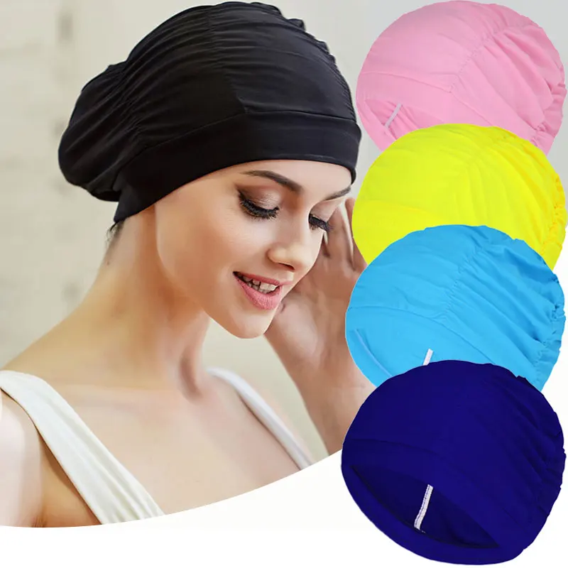 Women Unisex Girls Long Hair Bathing Cap Swimming Cap Stretch Drape Free Size Swim Pool Sport Elastic Nylon Turban
Women Unisex Girls Long Hair Bathing Cap Swimming Cap Stretch Drape Free Size Swim Pool Sport Elastic Nylon Turban