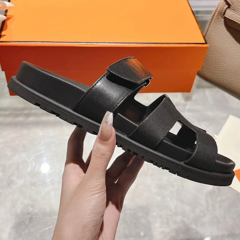 

Chypre Slippe 2023 Best Quality Slipper For Woman Designer Oran Sandal Men Summer Platform Real Leather Ladies Slippers For Male