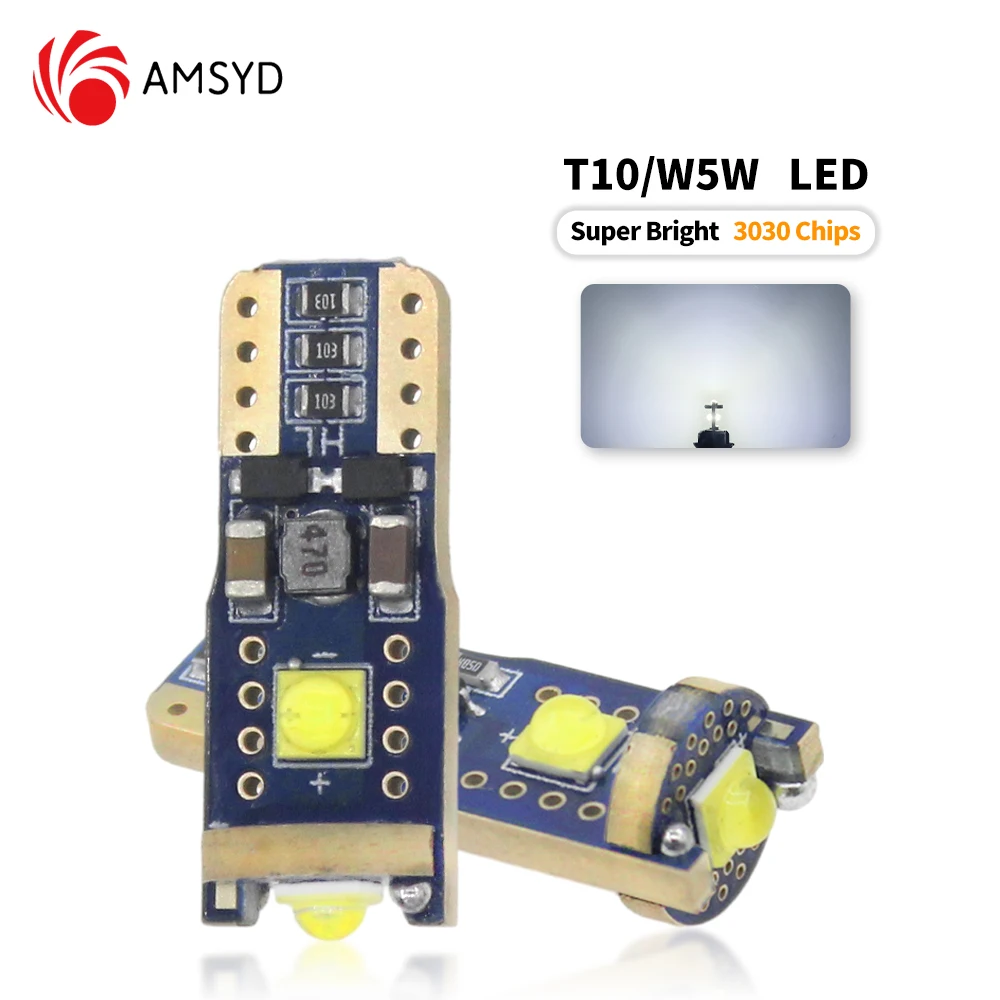 2PCS T10 3030 3SMD Car Reading License Plate Bulbs Dome Signal Lamp Car Interior Lamps Trunk Bulb White Lamp Car Accessories
2PCS T10 3030 3SMD Car Reading License Plate Bulbs Dome Signal Lamp Car Interior Lamps Trunk Bulb White Lamp Car Accessories