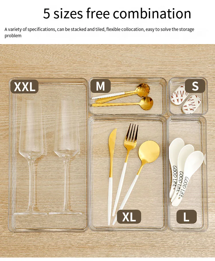 Clear Drawer Organizer Boxes S42834fd16eb74879b48c852fff089025v