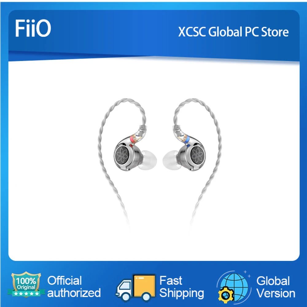 

FiiO FD11 In-Ear Moving Coil HiFi Wired Headphones Interchangeable Cable Computer Mobile Phone Music Earbuds