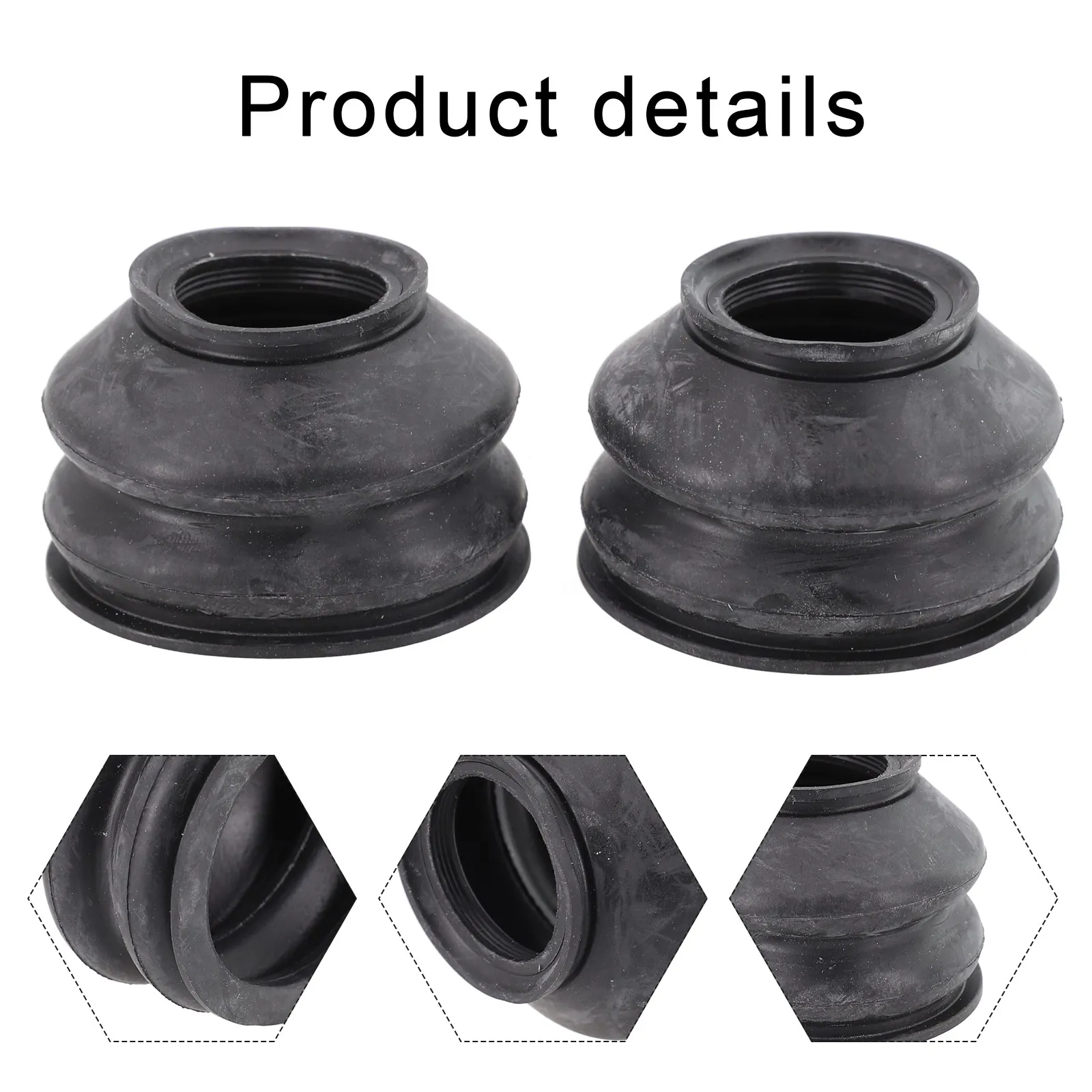 2pcs Universal Silicone 23 41 33 Tie Rod End And Ball Joint Dust Boots Cover High Quality Rubber Ball Joint Boot Accessories
2pcs Universal Silicone 23 41 33 Tie Rod End And Ball Joint Dust Boots Cover High Quality Rubber Ball Joint Boot Accessories