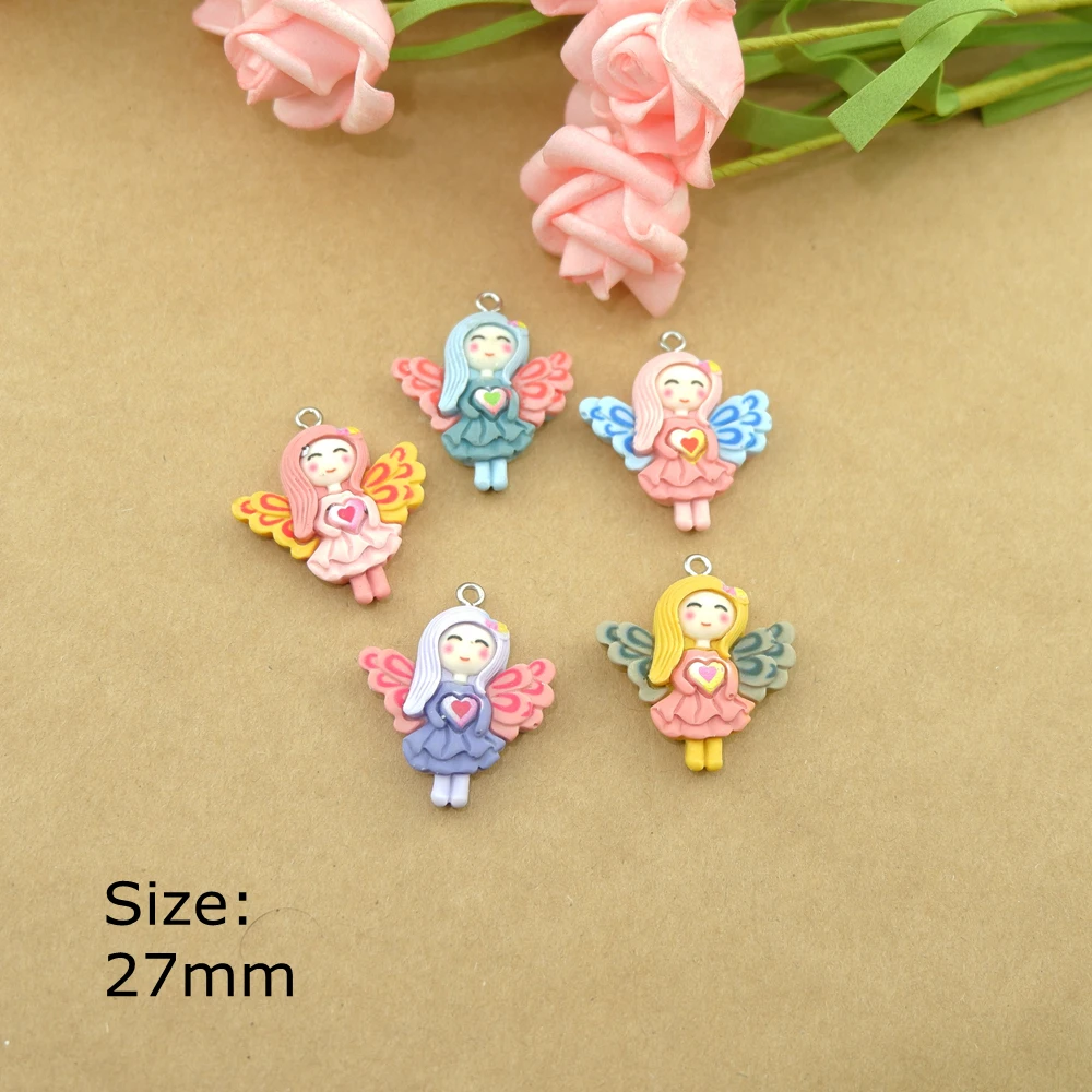 Cute Angel Girls Charms Resin Flat Back Cabochon Bracelets Necklace Earrings Making Accessories DIY Jewelry Pendants
Cute Angel Girls Charms Resin Flat Back Cabochon Bracelets Necklace Earrings Making Accessories DIY Jewelry Pendants