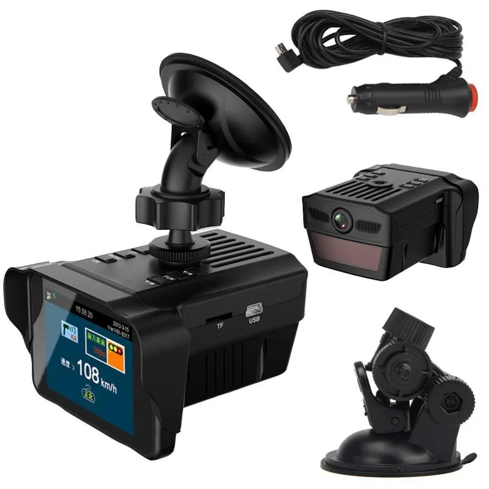 

Foreign Trade Cross-Border H588/Vg2 Driving Recorder Radar E-Dog All-in-One Machine Two-in-One