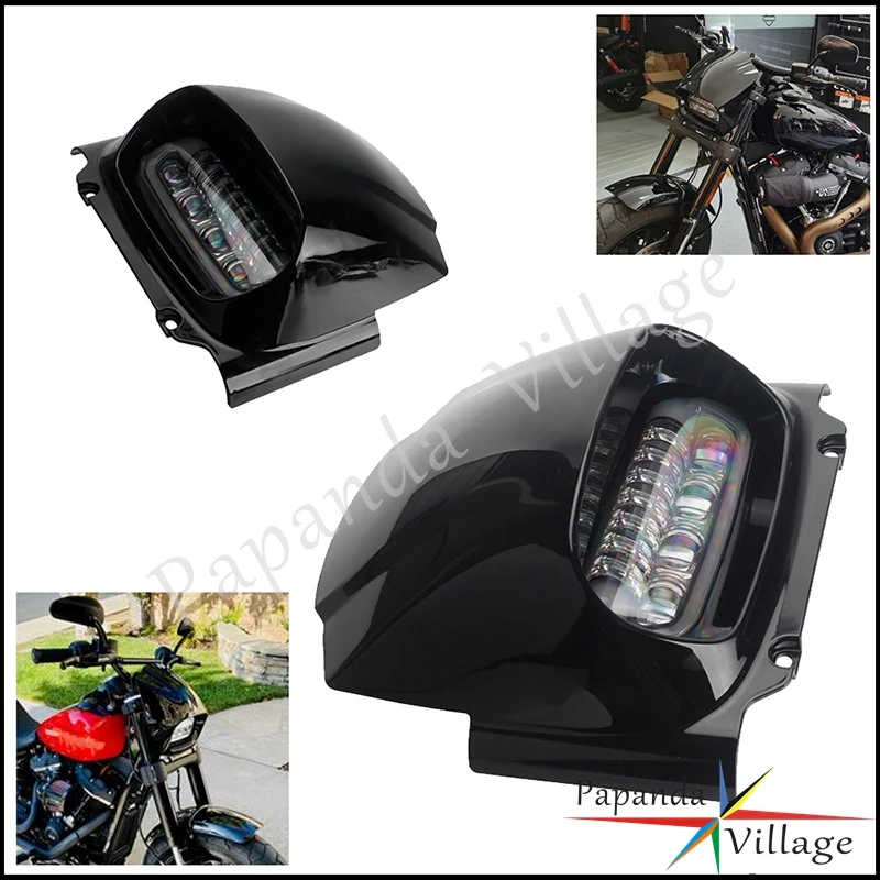 LED Headlamp Assembly Hi/Lo Beam 12V Lamp & Black Headlight Projector Fairing Cover Mask For Harley M8 Softail FXFB FXFBS 18-22
LED Headlamp Assembly Hi/Lo Beam 12V Lamp & Black Headlight Projector Fairing Cover Mask For Harley M8 Softail FXFB FXFBS 18-22