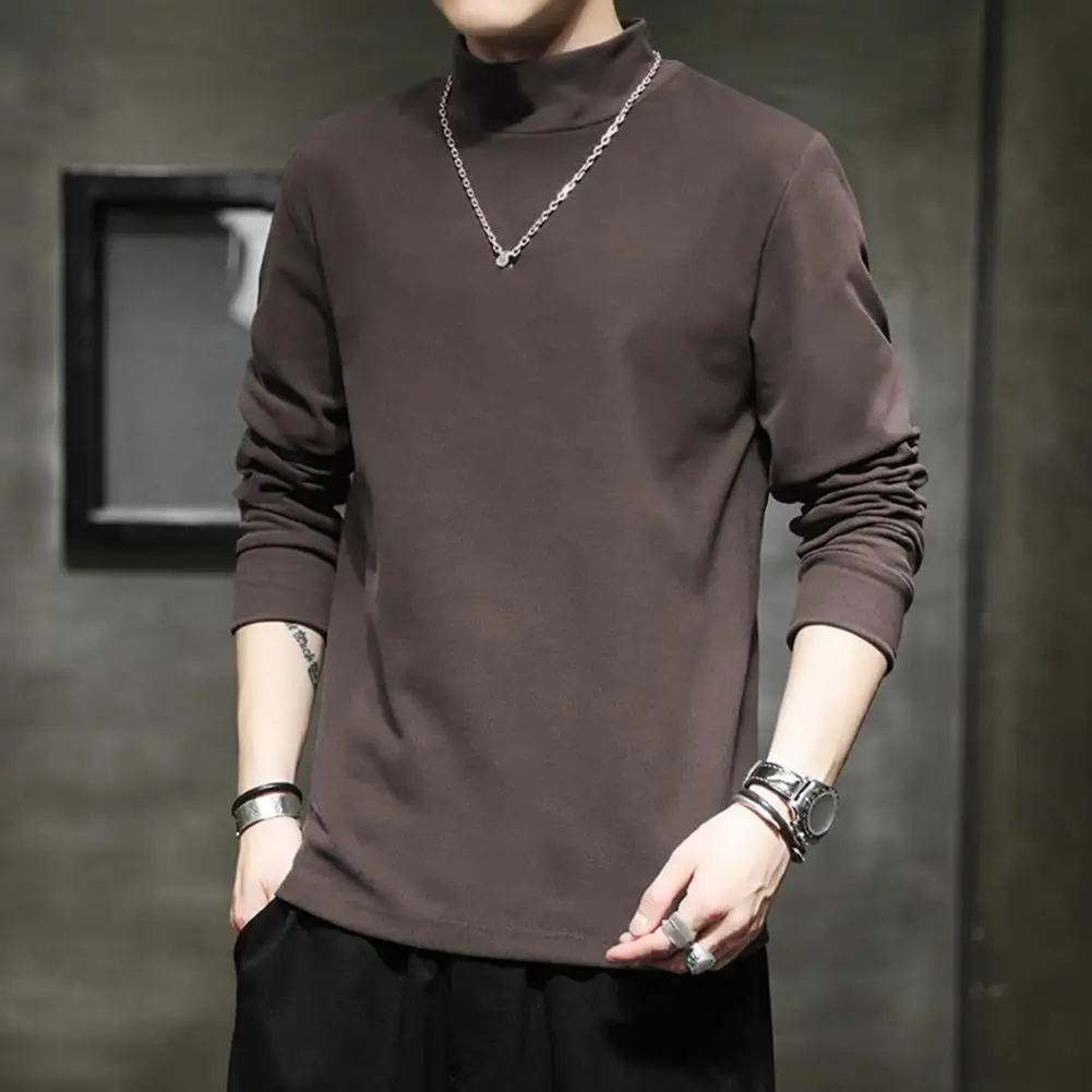 Men Half-high Collar Top Half-high Collar Sweatshirt Men's Half-high Collar Thick Warm Pullover Sweatshirt for Fall Winter
Men Half-high Collar Top Half-high Collar Sweatshirt Men's Half-high Collar Thick Warm Pullover Sweatshirt for Fall Winter