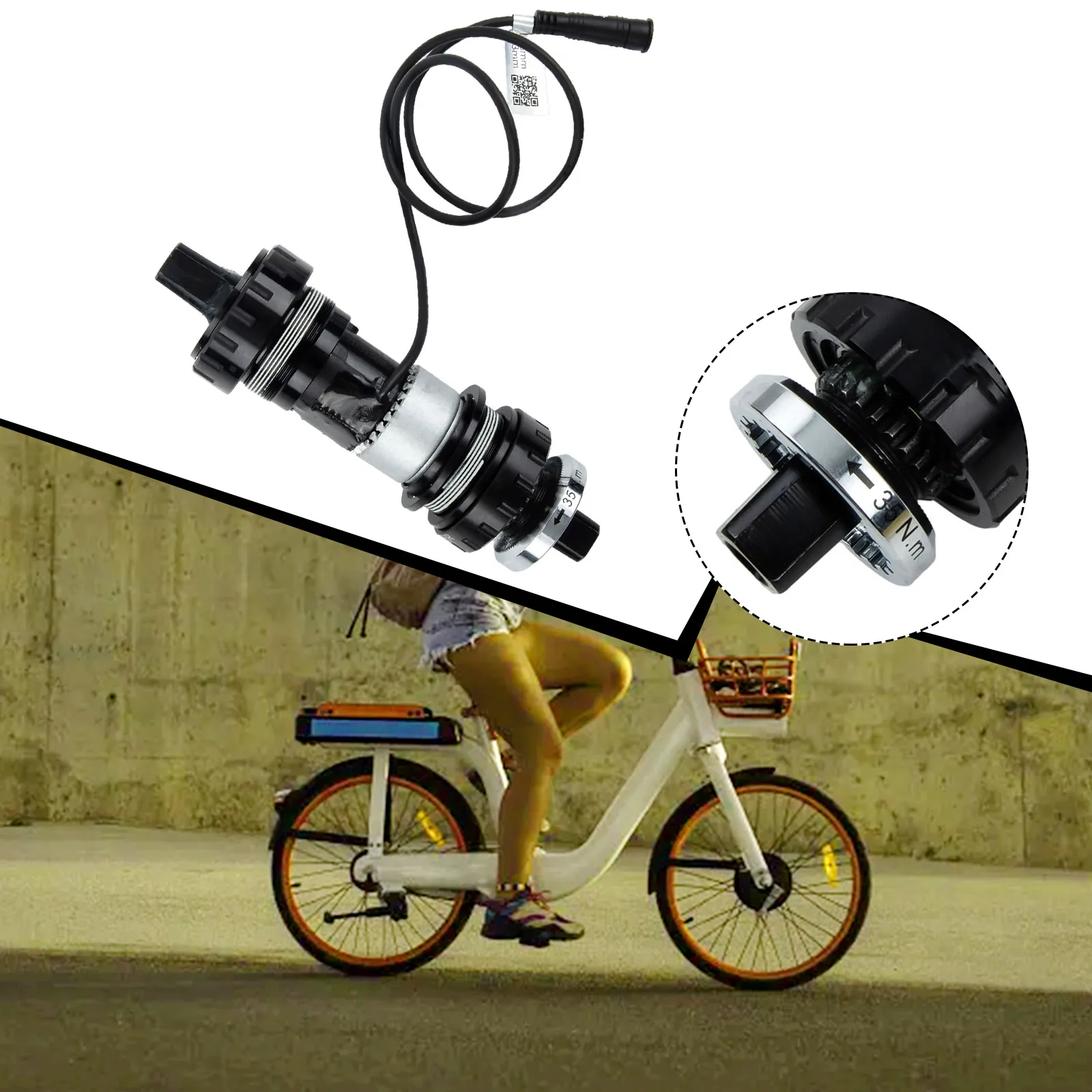 Replacement E-bike Axle SR PA231.32.ST.C Torque CenterAxle Sensor With 6PIn Cable With 73mm Bottom Electric Bicycles
Replacement E-bike Axle SR PA231.32.ST.C Torque CenterAxle Sensor With 6PIn Cable With 73mm Bottom Electric Bicycles