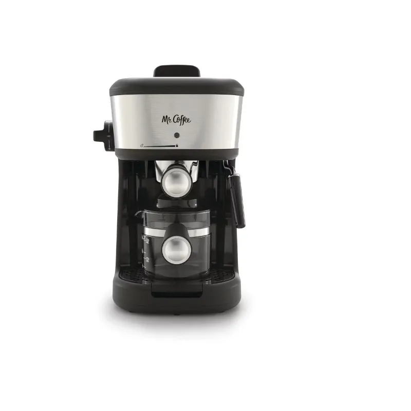 

Mr. Coffee® 4-Shot Steam Espresso, Cappuccino, and Latte Maker in Black Drip Coffee Makers