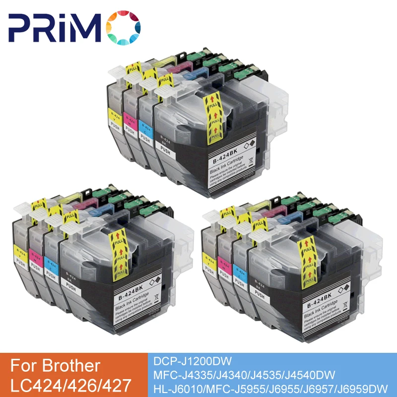 LC424 LC426 LC427 LC-424 LC-426XL LC427XL Ink Cartridge Compatible For Brother MFC-J4340DW J1200DW J5955DW J4335DW J4535DW
LC424 LC426 LC427 LC-424 LC-426XL LC427XL Ink Cartridge Compatible For Brother MFC-J4340DW J1200DW J5955DW J4335DW J4535DW