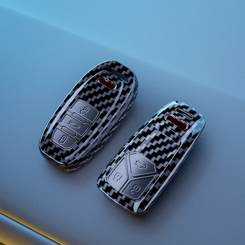 Carbon fiber ABS Car Remote Smart Key Cover Case Shell For Audi A1 A3 A4 A5 A6 A7 A8 Quattro Q3 Q5 Q7 2009-2015 Accessories 
Carbon fiber ABS Car Remote Smart Key Cover Case Shell For Audi A1 A3 A4 A5 A6 A7 A8 Quattro Q3 Q5 Q7 2009-2015 Accessories