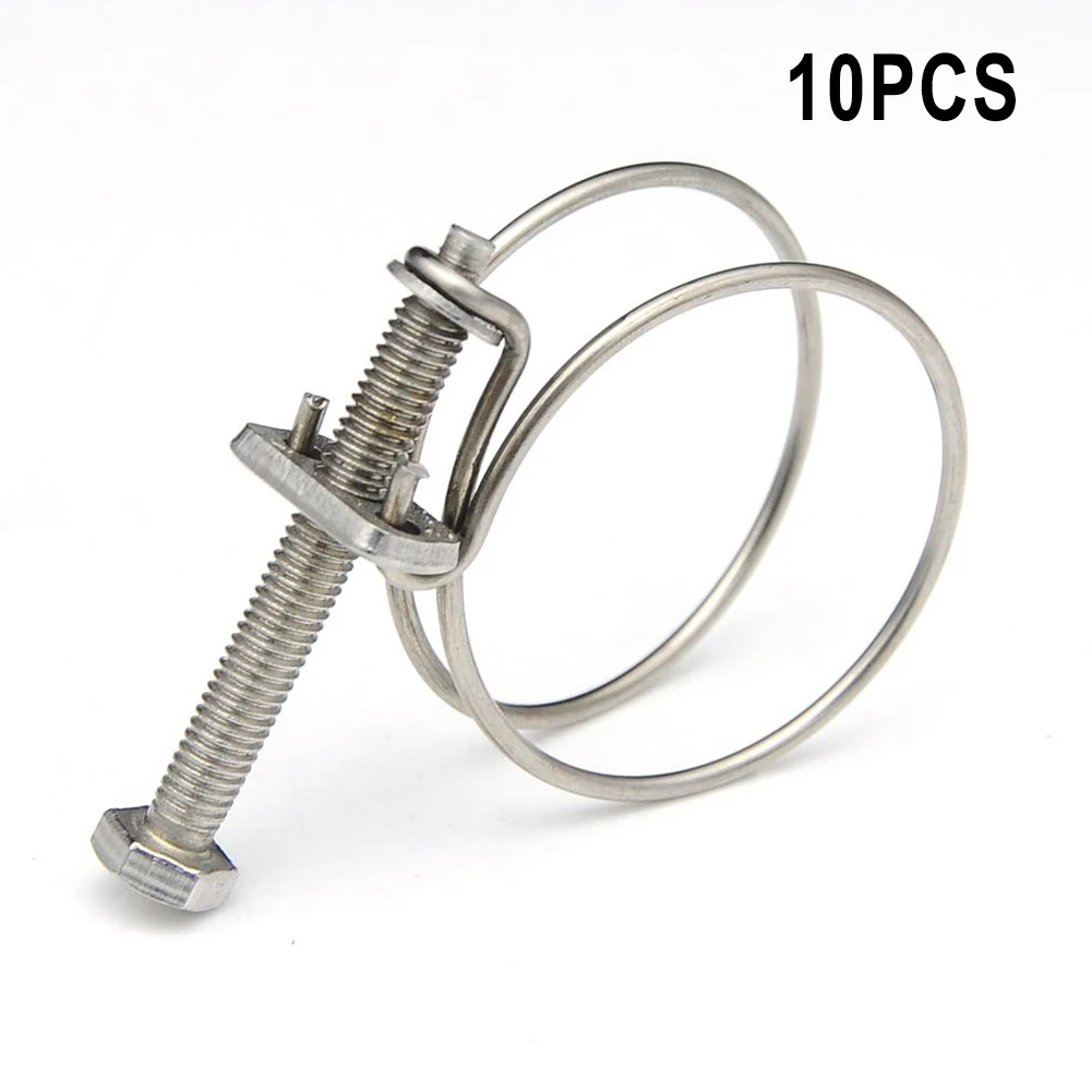 Clip Hose Clamp 10 Pcs Accessory Pump Bolt Clamp Software Hose Clamp Double Wire Koi Fish Pond Stainless Steel
Clip Hose Clamp 10 Pcs Accessory Pump Bolt Clamp Software Hose Clamp Double Wire Koi Fish Pond Stainless Steel
