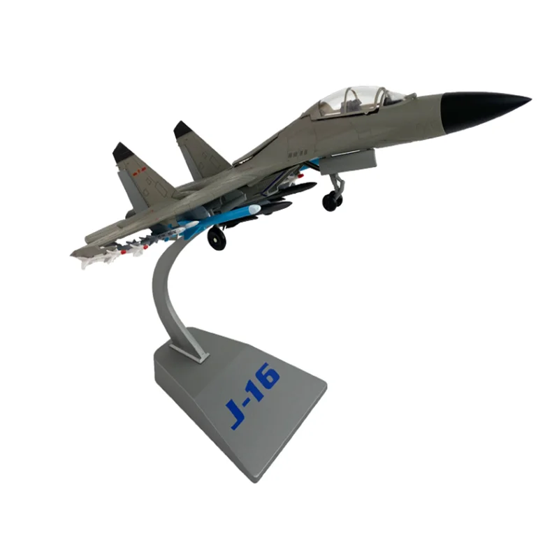 

Diecast Alloy Model Of The 1:72 Scale J-16 Militarized Combat Fighter-Bomber Toy Gift Collection Simulation Display Decoration