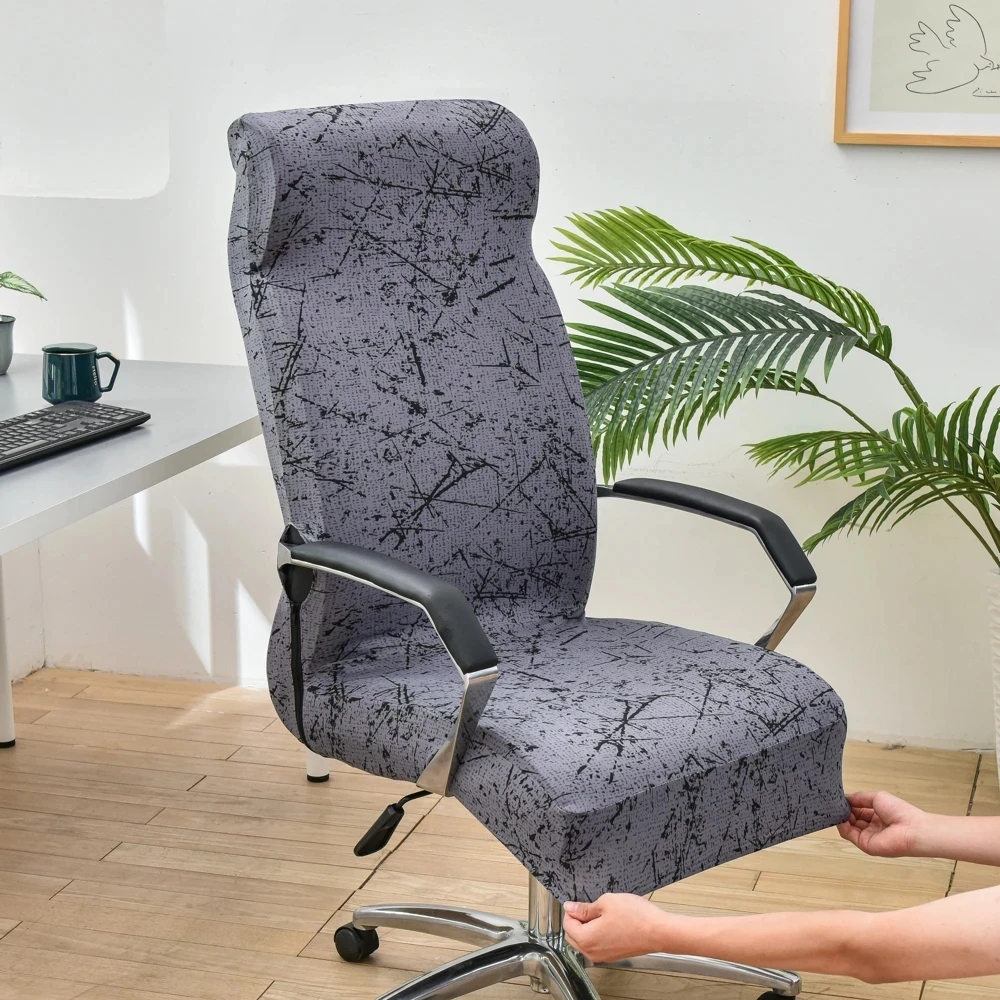 

Чехол для офисного стула размера L, эластичный, пыленепроницаемый, для игрового компьютера, вращающийся протектор кресла M/L