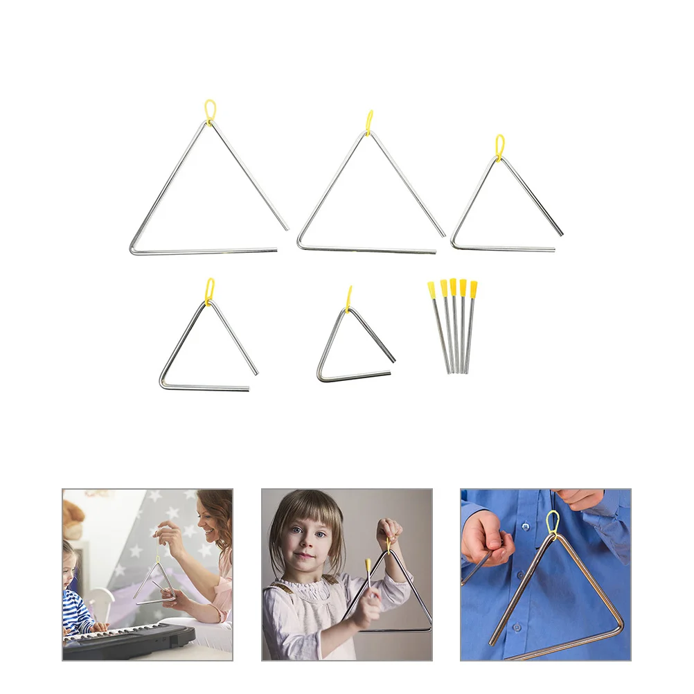 Triangle Bell Orff Musical Percussion Instruments Triangolo Educational Toys With Strikers For Children
Triangle Bell Orff Musical Percussion Instruments Triangolo Educational Toys With Strikers For Children