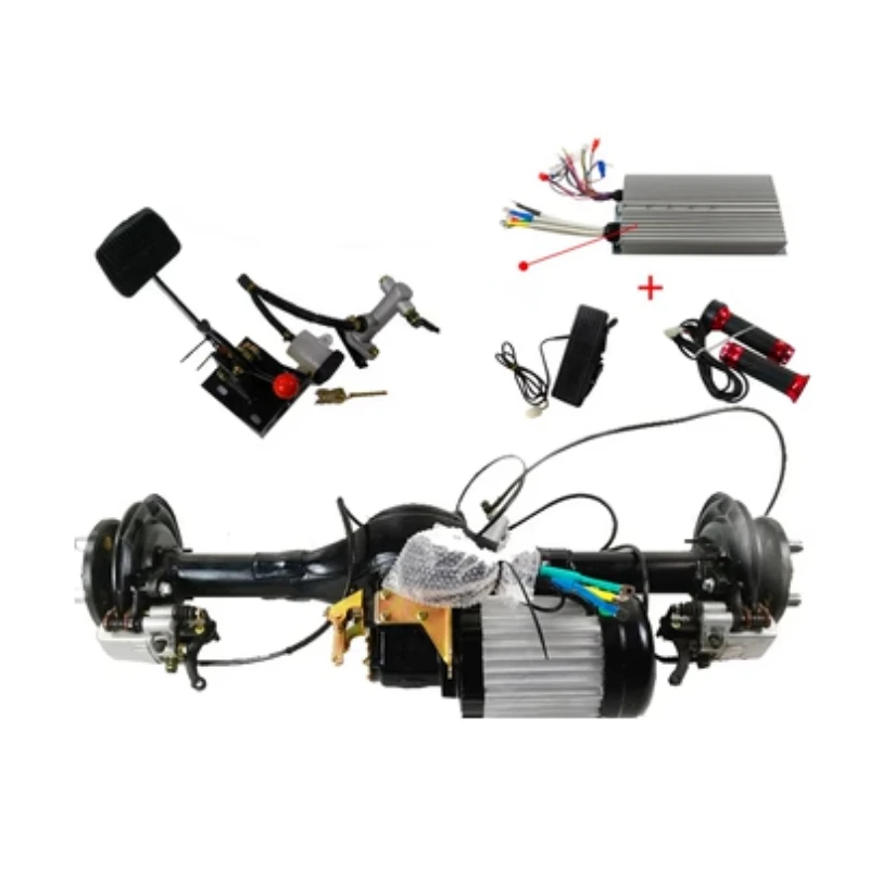 Электрический фрикционный тормоз, дисковый тормоз, задняя ось, контроллер в сборе