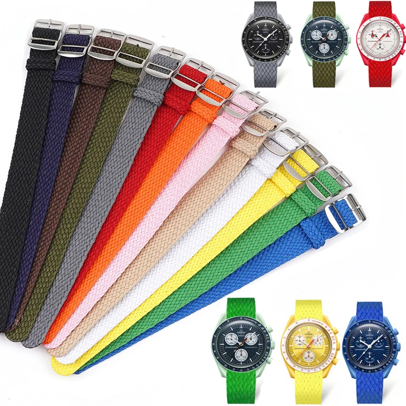 16/18/20mm 22mm Woven Nylon Canvas Band Strap Watchband for Omega Moonswatch Seiko Huawei GT Samsung Watch Bracelet Accessories
16/18/20mm 22mm Woven Nylon Canvas Band Strap Watchband for Omega Moonswatch Seiko Huawei GT Samsung Watch Bracelet Accessories