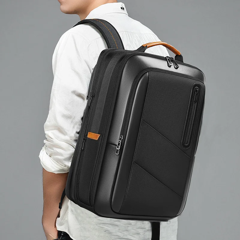 

Waterproof Business Backpack Men's Expandable USB Travel Bagpack 17 Inch Laptop Backpack Large Capacity Bagpacks Back Pack Bags