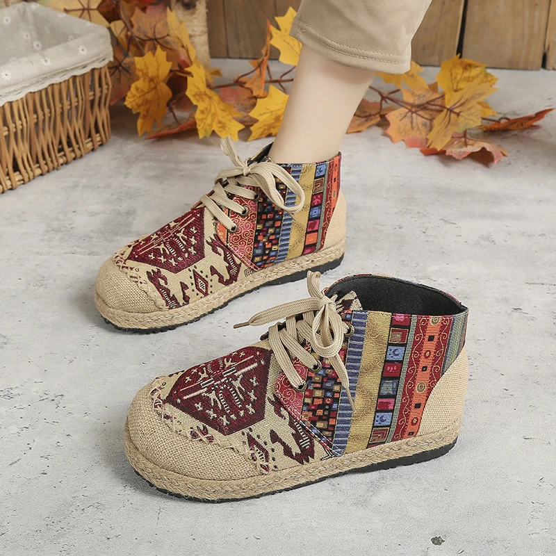 Женские туфли на шнуровке, с круглым носком, из хлопка, на плоской подошве, Размеры 35-43, осень 2023
Женские туфли на шнуровке, с круглым носком, из хлопка, на плоской подошве, Размеры 35-43, осень 2023