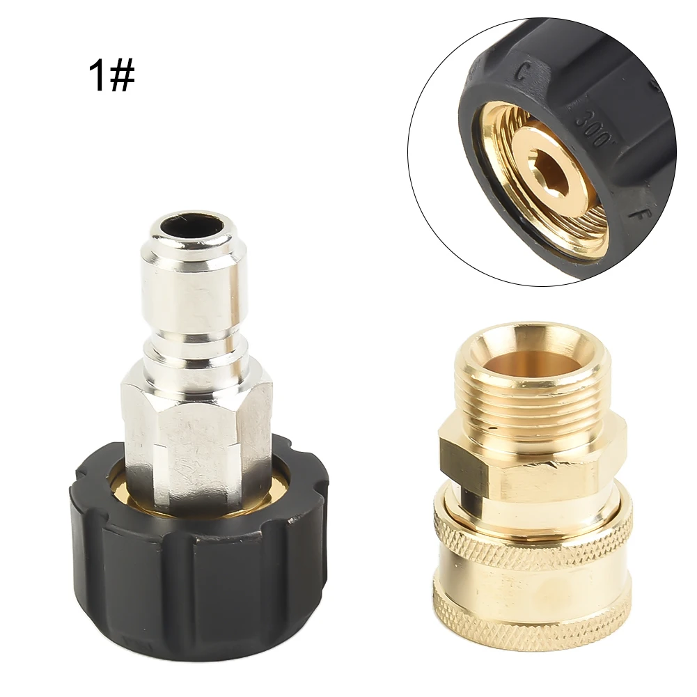 1pc M22 14mm 15mm High Pressure Washer Swivel Adapter Fitting Kit 5000 PSI Quick Connect Cleaning Nozzles Accessories
1pc M22 14mm 15mm High Pressure Washer Swivel Adapter Fitting Kit 5000 PSI Quick Connect Cleaning Nozzles Accessories