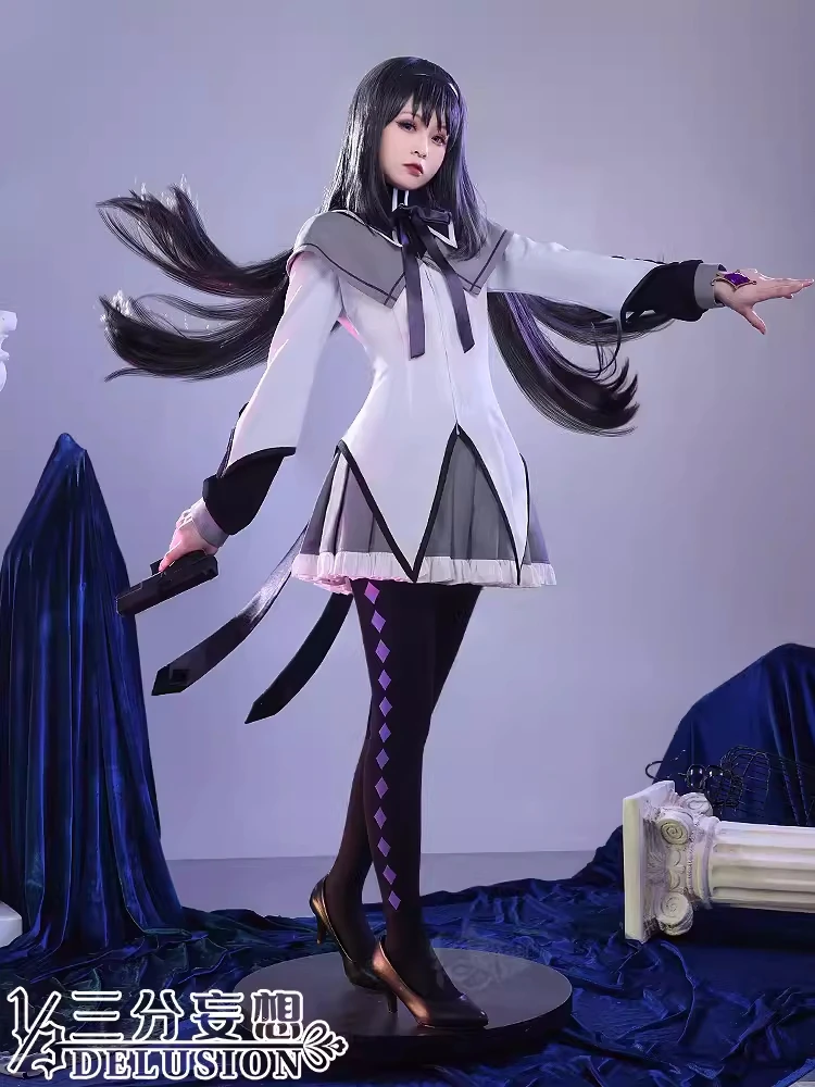 Предпродаваемый костюм для косплея из аниме Puella Magi Madoka Magica Akemi Homura женские костюмы для девочек
Предпродаваемый костюм для косплея из аниме Puella Magi Madoka Magica Akemi Homura женские костюмы для девочек