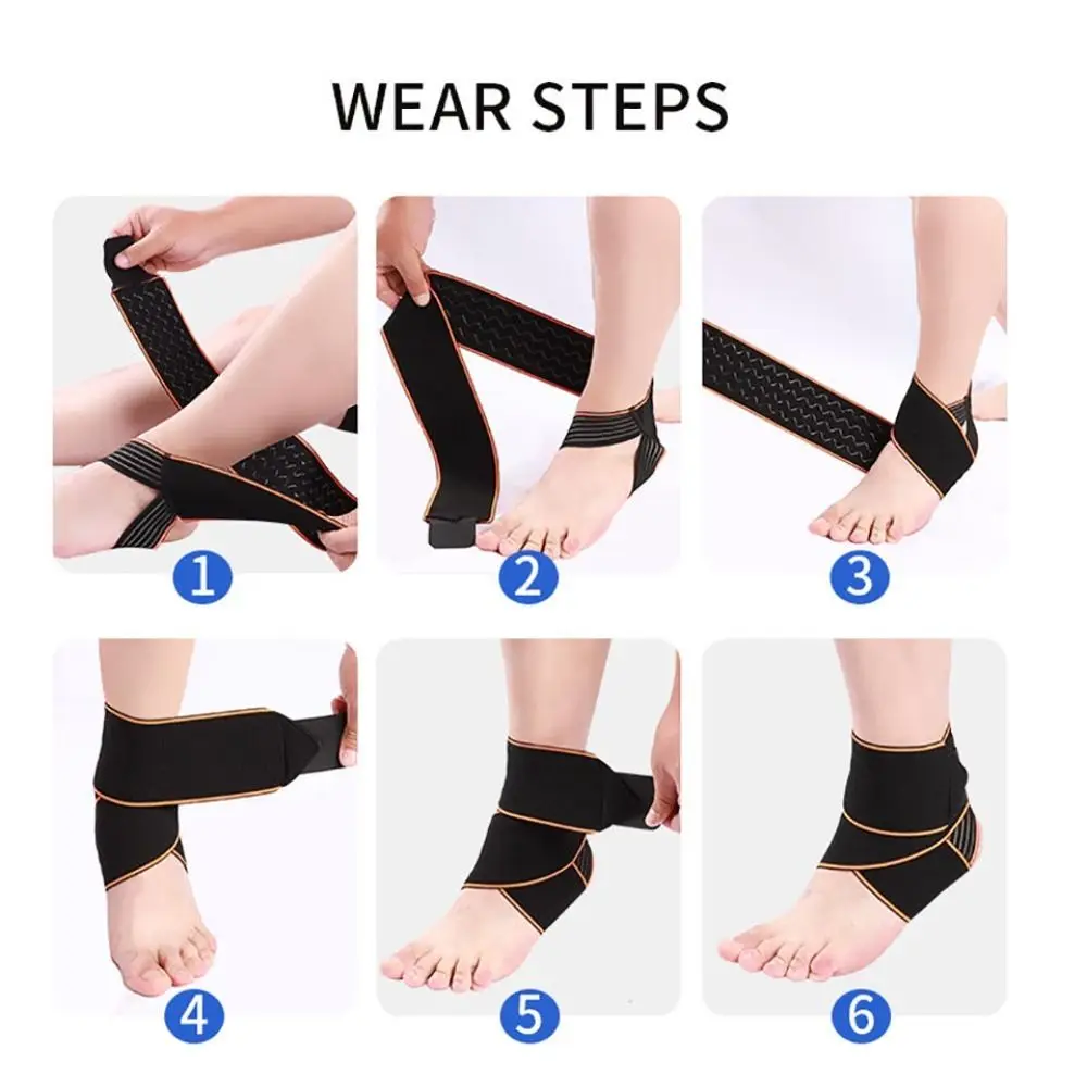 Adjustable Elastic Ankle Support Breathable Elastic Ankle Brace Nylon Comfortable Ankle Strain Wraps Bandages
Adjustable Elastic Ankle Support Breathable Elastic Ankle Brace Nylon Comfortable Ankle Strain Wraps Bandages