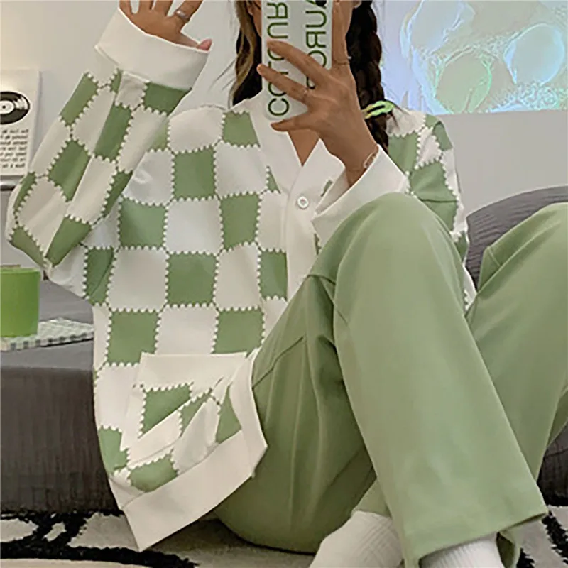 Women'S Pajamas Set Cute Cartoon Long Sleeve Top And Pant Sleepwear Korean Style Casual Night Outfit Home Clothes Suit
Women'S Pajamas Set Cute Cartoon Long Sleeve Top And Pant Sleepwear Korean Style Casual Night Outfit Home Clothes Suit