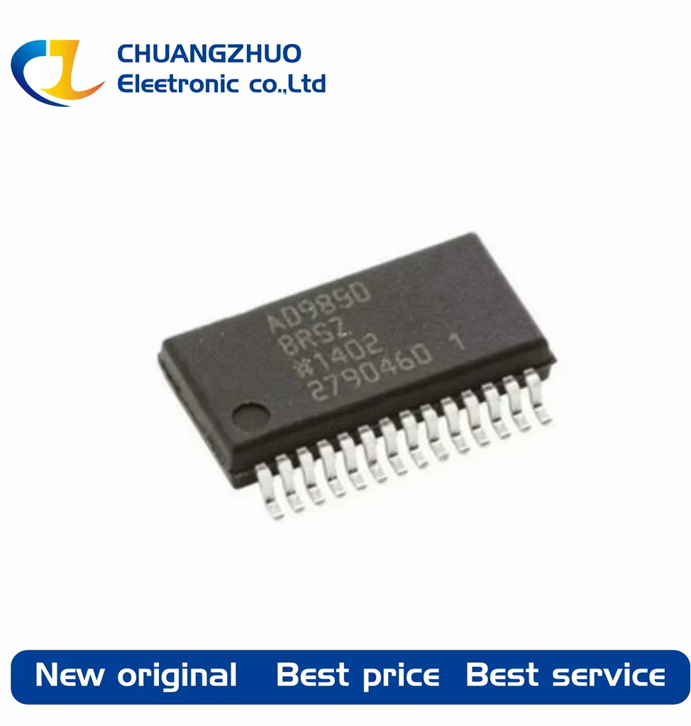 

1Pcs New original AD9850BRSZ AD9850 32b 10 SSOP-28-208mil Direct Digital Synthesis (DDS)