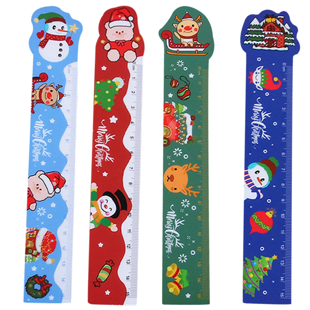4 Pcs Magnet Tool 15cm Soft Ruler Kids Flexible Rulers Pupils Measuring Lovely Christmas Stationery Child
4 Pcs Magnet Tool 15cm Soft Ruler Kids Flexible Rulers Pupils Measuring Lovely Christmas Stationery Child
