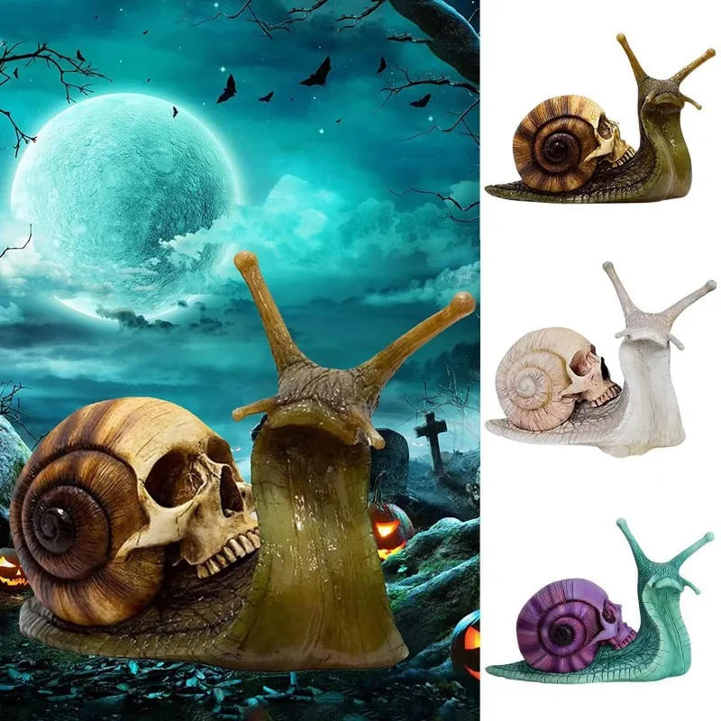 Horror Skull Snail Resin Sculpture Cosplay Animal Gothic Skeleton Yard Statue Decoration Halloween Scary Figurine Craft Ornament
Horror Skull Snail Resin Sculpture Cosplay Animal Gothic Skeleton Yard Statue Decoration Halloween Scary Figurine Craft Ornament