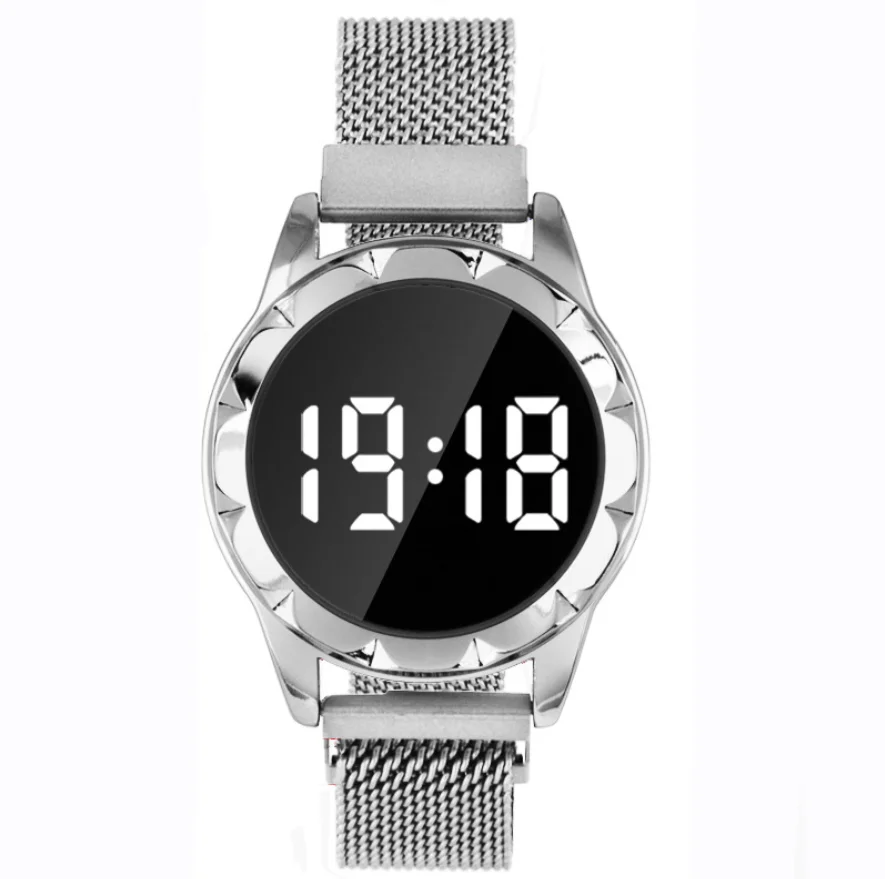 Luxury Digital Women Watches Rose Gold Magnetic Mesh Strap Ladies LED Waterproof Quartz Watch Female Clock Relogio Feminino
Luxury Digital Women Watches Rose Gold Magnetic Mesh Strap Ladies LED Waterproof Quartz Watch Female Clock Relogio Feminino