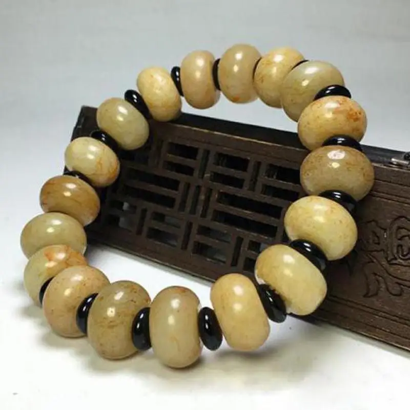 Natural Hetian Jade Bracelet Men Women Healing Jewelry Genuine Chinese White Jades Nephrite Stone Beads Elastic Bracelets Bangle
Natural Hetian Jade Bracelet Men Women Healing Jewelry Genuine Chinese White Jades Nephrite Stone Beads Elastic Bracelets Bangle