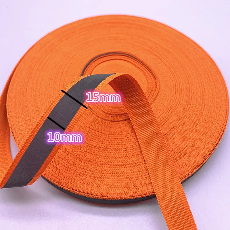 5 Yards 10mm 15mm 20mm 25mm 50mm Orange Safety Silver Reflective Sew on Fabric Tape Strap Vest Webbing
5 Yards 10mm 15mm 20mm 25mm 50mm Orange Safety Silver Reflective Sew on Fabric Tape Strap Vest Webbing
