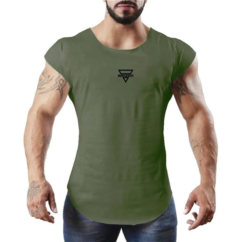 Men Bodybuilding Training Tank Tops Sleeveless Breathable Cotton Shirt Muscle Slim Fit Vest Fitness Solid Print Tops Gym Singlet
Men Bodybuilding Training Tank Tops Sleeveless Breathable Cotton Shirt Muscle Slim Fit Vest Fitness Solid Print Tops Gym Singlet