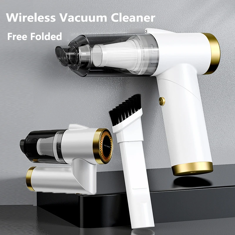 Car Wireless Vacuum Cleaner 9000Pa Strong Suction Folding Hand-held Portable Vacuum Car Home Household Vacuum Cleaner
Car Wireless Vacuum Cleaner 9000Pa Strong Suction Folding Hand-held Portable Vacuum Car Home Household Vacuum Cleaner