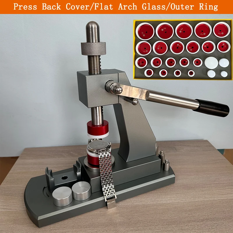 

Updated 6173 Watch Back Case Press Tool Mineral Glass Crystal Presser Fitting Tool Exquisite Watch Case Back Close