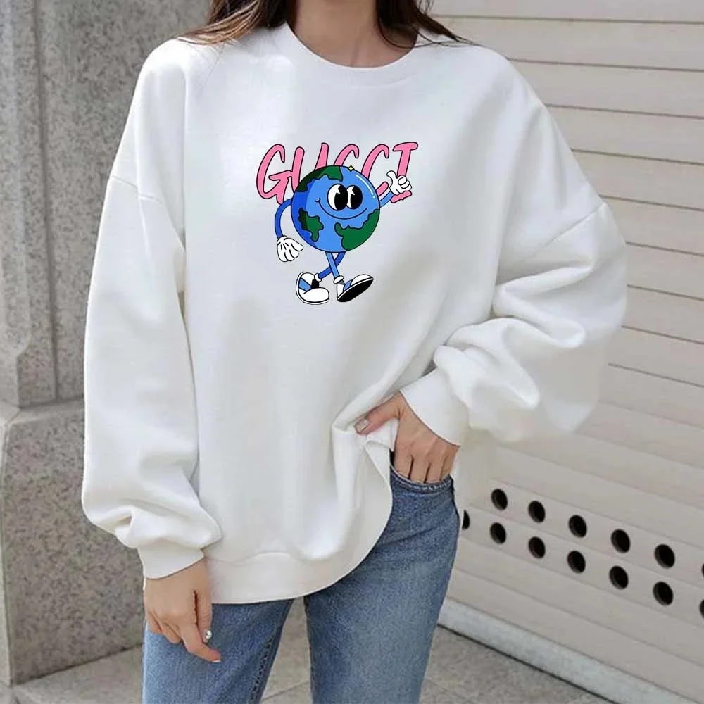 Earth Pattern Print Hoodies Autumn Winter Women's Fashion Versatile Multicolor O-Neck Sweatshirts Sweet Lovely Loose Fleece Tops
Earth Pattern Print Hoodies Autumn Winter Women's Fashion Versatile Multicolor O-Neck Sweatshirts Sweet Lovely Loose Fleece Tops