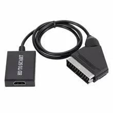 Converter HDMI-compatible To SCART Converter Cable 1080P High-definition Video Adapter For HDTV Projector
Converter HDMI-compatible To SCART Converter Cable 1080P High-definition Video Adapter For HDTV Projector