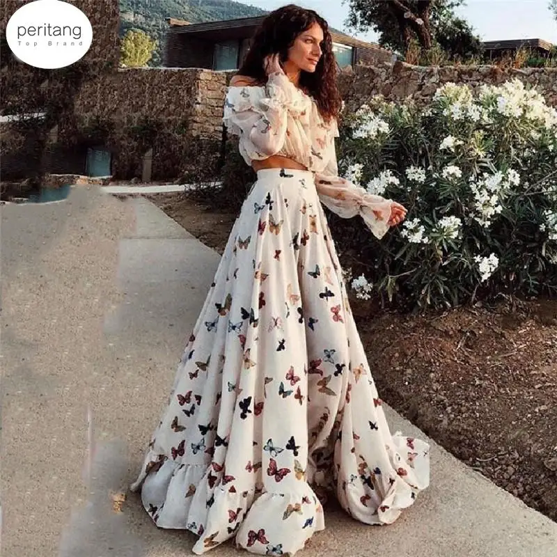 Women Autumn Spring Sexy Print Dress Party Vintage Elegant Casual Fashion White Maxi Dress and Tops 2pcs/set Female
Women Autumn Spring Sexy Print Dress Party Vintage Elegant Casual Fashion White Maxi Dress and Tops 2pcs/set Female