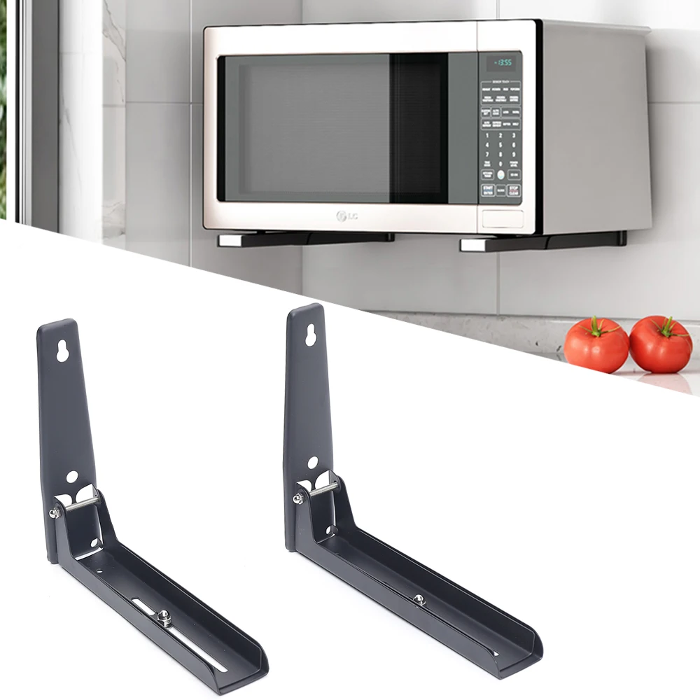 2 PCS Folding Kitchen Microwave Oven Shelf Bracket Wall Mount Stand Waterproof Adjustable Foldable Stretch Oven Shelf Heavy Duty
2 PCS Folding Kitchen Microwave Oven Shelf Bracket Wall Mount Stand Waterproof Adjustable Foldable Stretch Oven Shelf Heavy Duty
