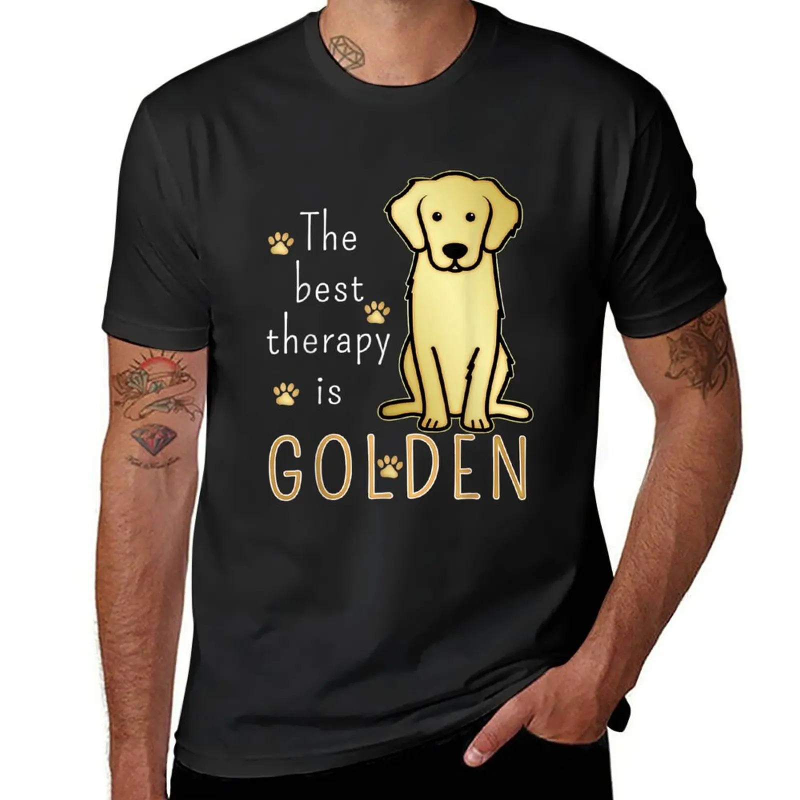 New The Best Therapy Is Golden Retriever Dog T-Shirt T-shirt short plain t-shirt summer clothes men t shirts
New The Best Therapy Is Golden Retriever Dog T-Shirt T-shirt short plain t-shirt summer clothes men t shirts