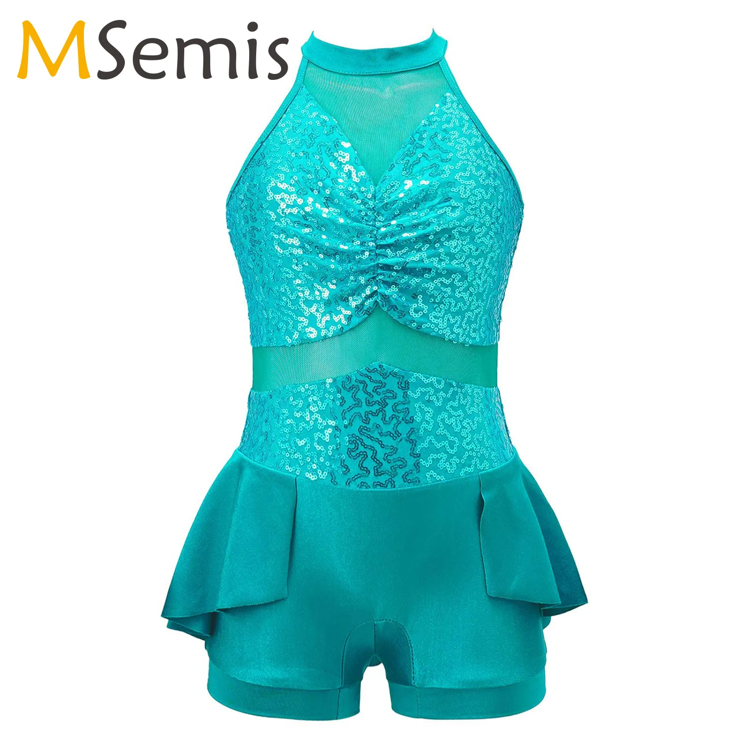 Ballet Dance Leotard Dress for Kids Girls Halter Sleeveless Sequins Gymnastics Bodysuit One-Piece Modern Jazz Dance Costume
Ballet Dance Leotard Dress for Kids Girls Halter Sleeveless Sequins Gymnastics Bodysuit One-Piece Modern Jazz Dance Costume