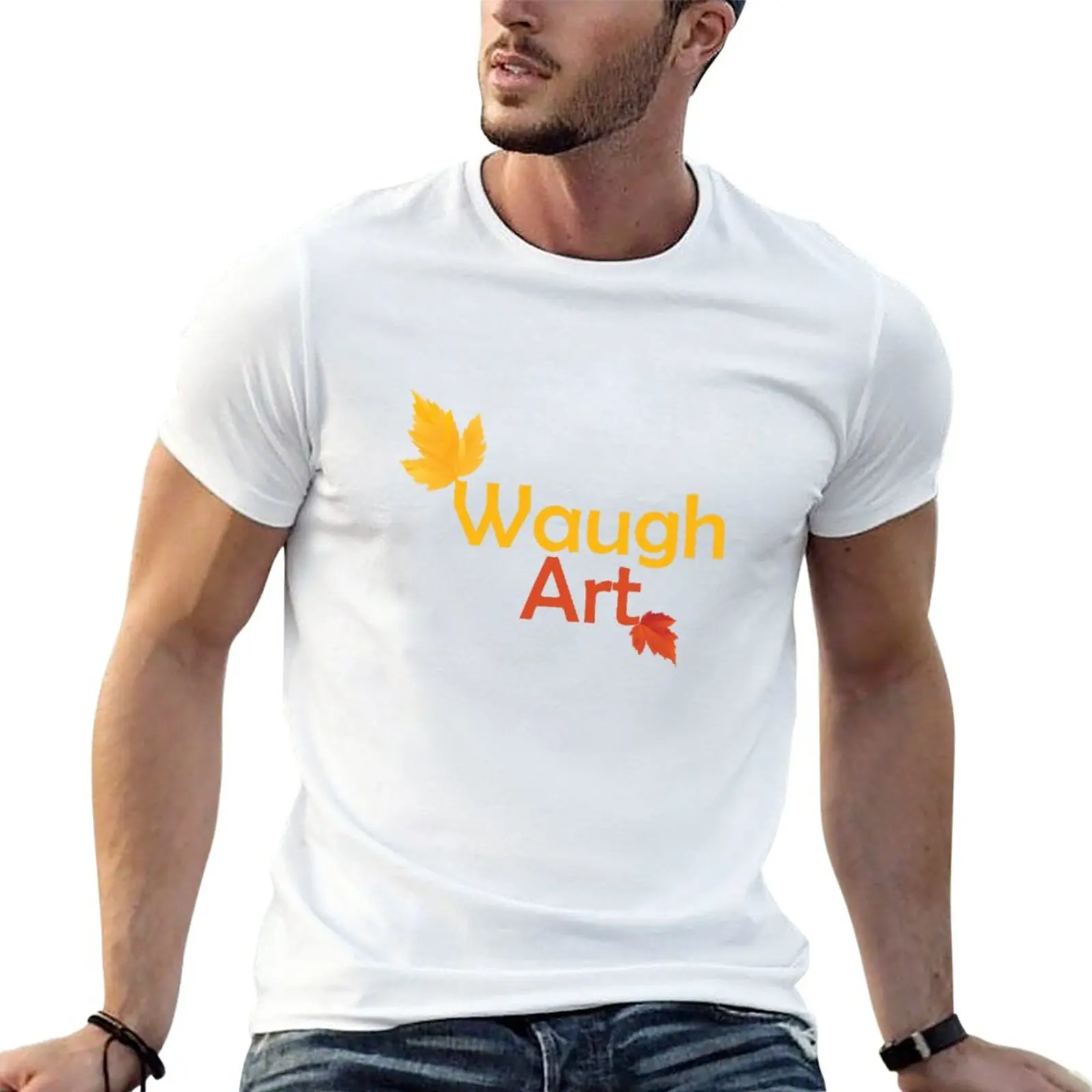 New Waugh Art Logo T-Shirt sweat shirts Aesthetic clothing T-shirts for men cotton 
New Waugh Art Logo T-Shirt sweat shirts Aesthetic clothing T-shirts for men cotton