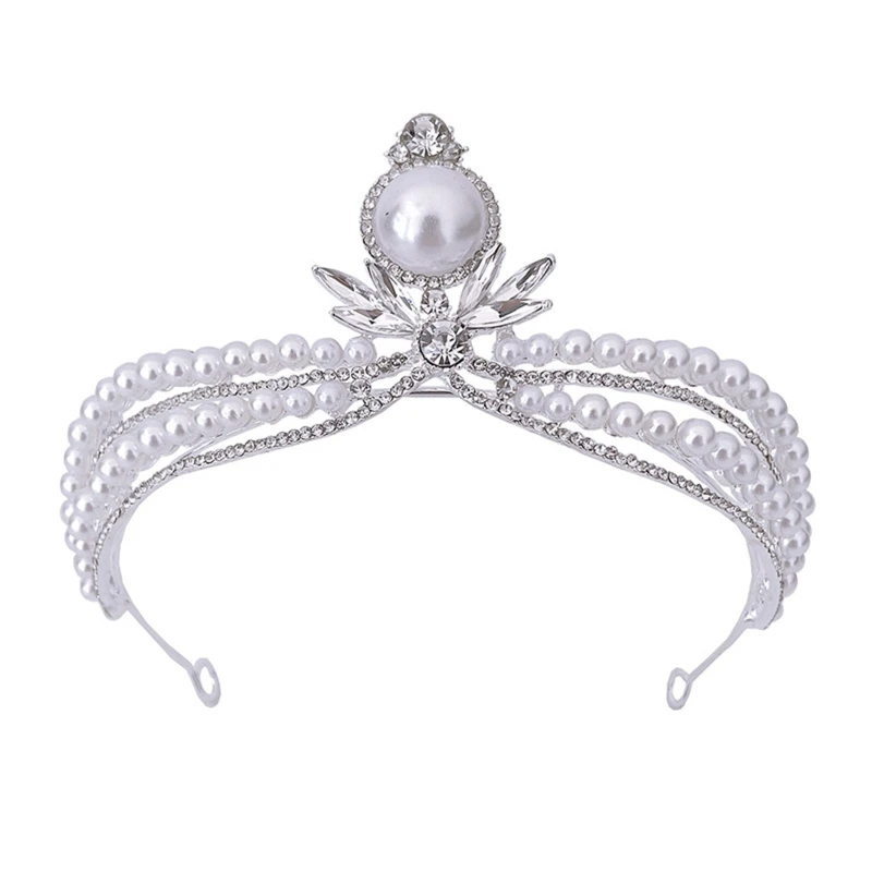 Exquisit Wedding Crown Silver Queen Pearl Crystal Bride Tiara Bridal Headpieces Rhinestone Hair Accessories for Women DXAA
Exquisit Wedding Crown Silver Queen Pearl Crystal Bride Tiara Bridal Headpieces Rhinestone Hair Accessories for Women DXAA