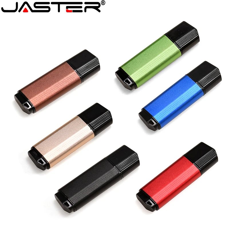 

JASTER Pen Drive 128GB Real Capacity USB 2.0 Flash Drives 64GB Creative Memory Stick 32GB Free Key Chain Pendrive 16GB 8GB 4GB