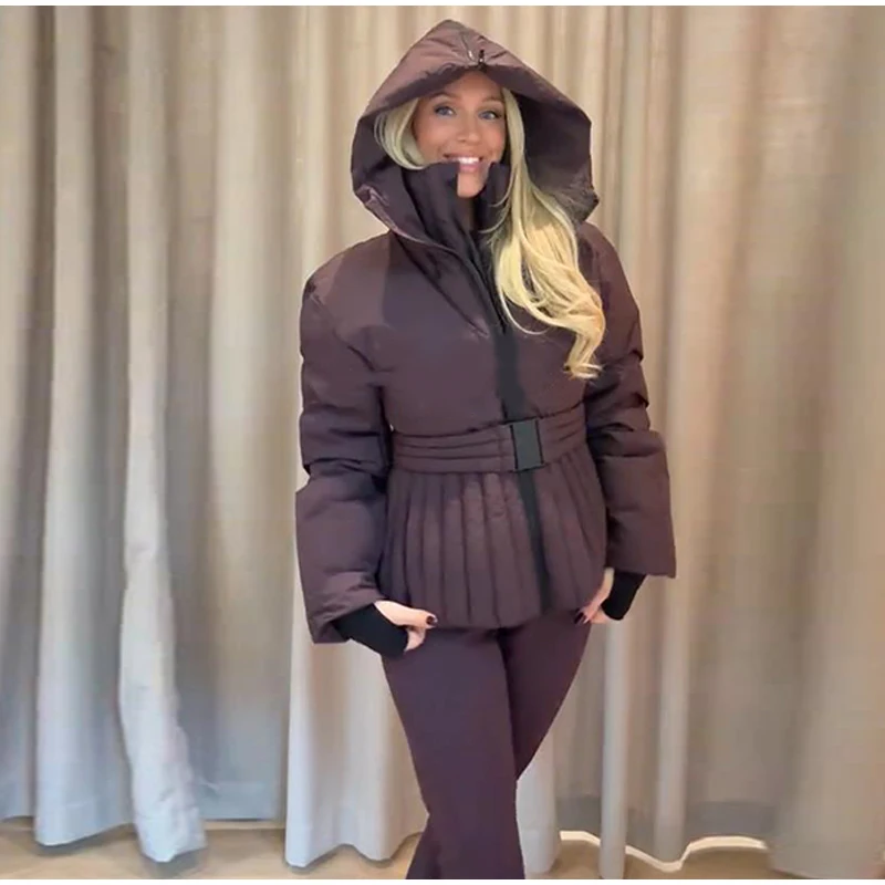 سيدة كامل الجسم بدلة تزلج مقنعين الوقوف الفراء طوق سستة حزام الخصر متوهج السراويل بذلة موضة غمد الرياضة شتاء 2025 ملابس التزلج سيدة كامل الجسم بدلة تزلج مقنعين الوقوف الفراء طوق سستة حزام الخصر متوهج السراويل بذلة موضة غمد الرياضة شتاء 2025 ملابس التزلج